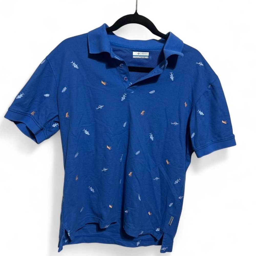 Columbia Men's PFG Global Tossed Embroidery Polo - S